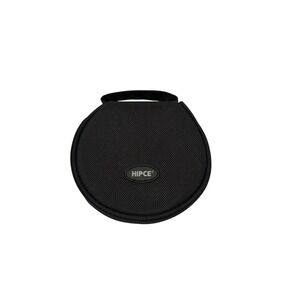 HIPCE CD DVD Storage Case 6.5 Inch Black Ballistic Nylon Zippered Wallet Unisex